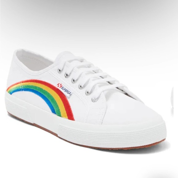 superga shoes rainbow